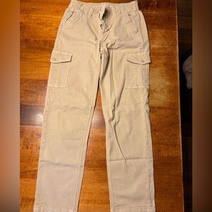 American Eagle Outfitters Light Tan Cargo Pants